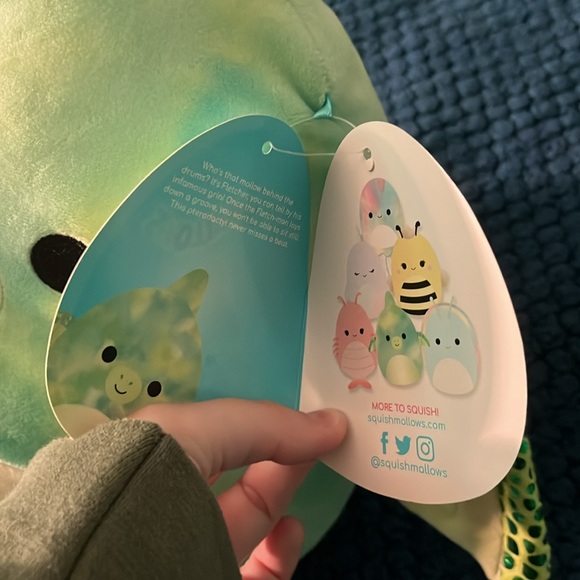 Squishmallow Fletcher the Pterodactyl 11" Ultrasoft Stuffed Dino Plush Toy NWT - Picture 2 of 2